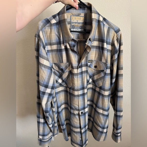 DIXXON Men’s long sleeve flannel shirt - Picture 1 of 3